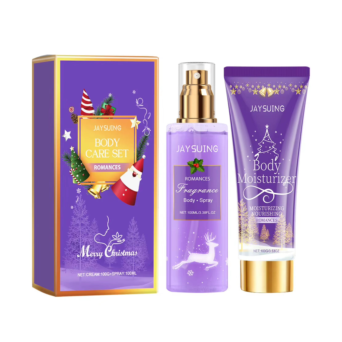 Perfume Gift Set Lasting Fragrance Body Spray Body Lotion and Perfume Men Dating Christmas Thanksgiving Gift Women Fragrances