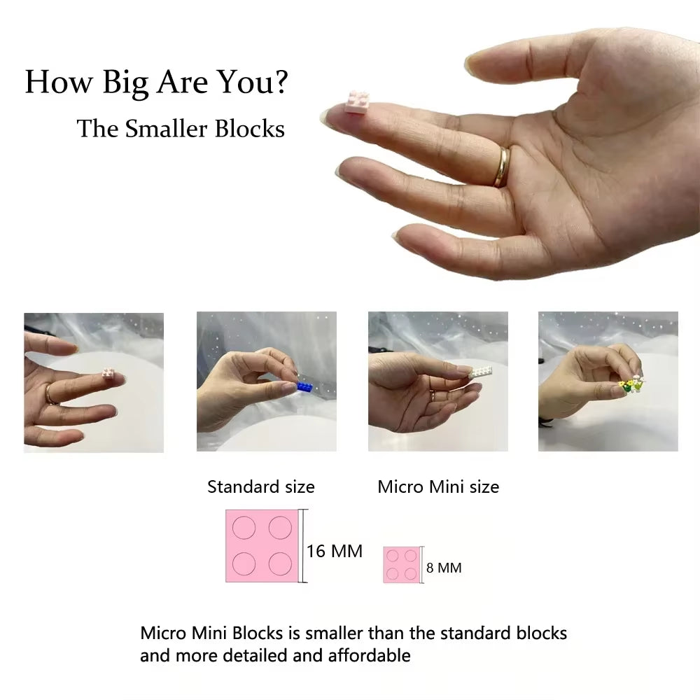 Romantic Blossom Sakura Tree Micro Mini Building Blocks Toys Perfect Gift Multiple Styles Office & Home Decor Challenging Bricks