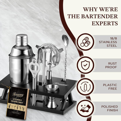 KITESSENSU Cocktail Shaker Set Bartender Kit