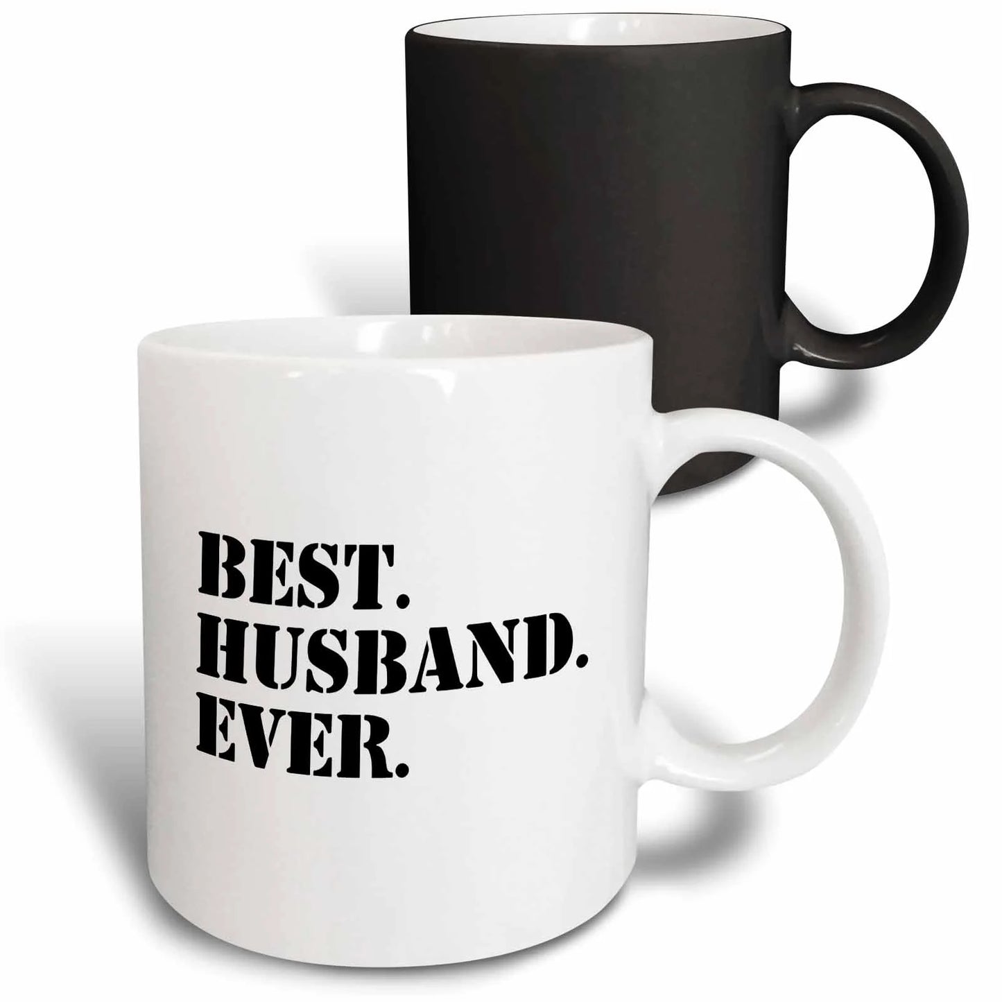 , Best Husband Ever - Romantic Love Gift for Him, Anniversary, Valentines Day, 11Oz Magic Transforming Mug