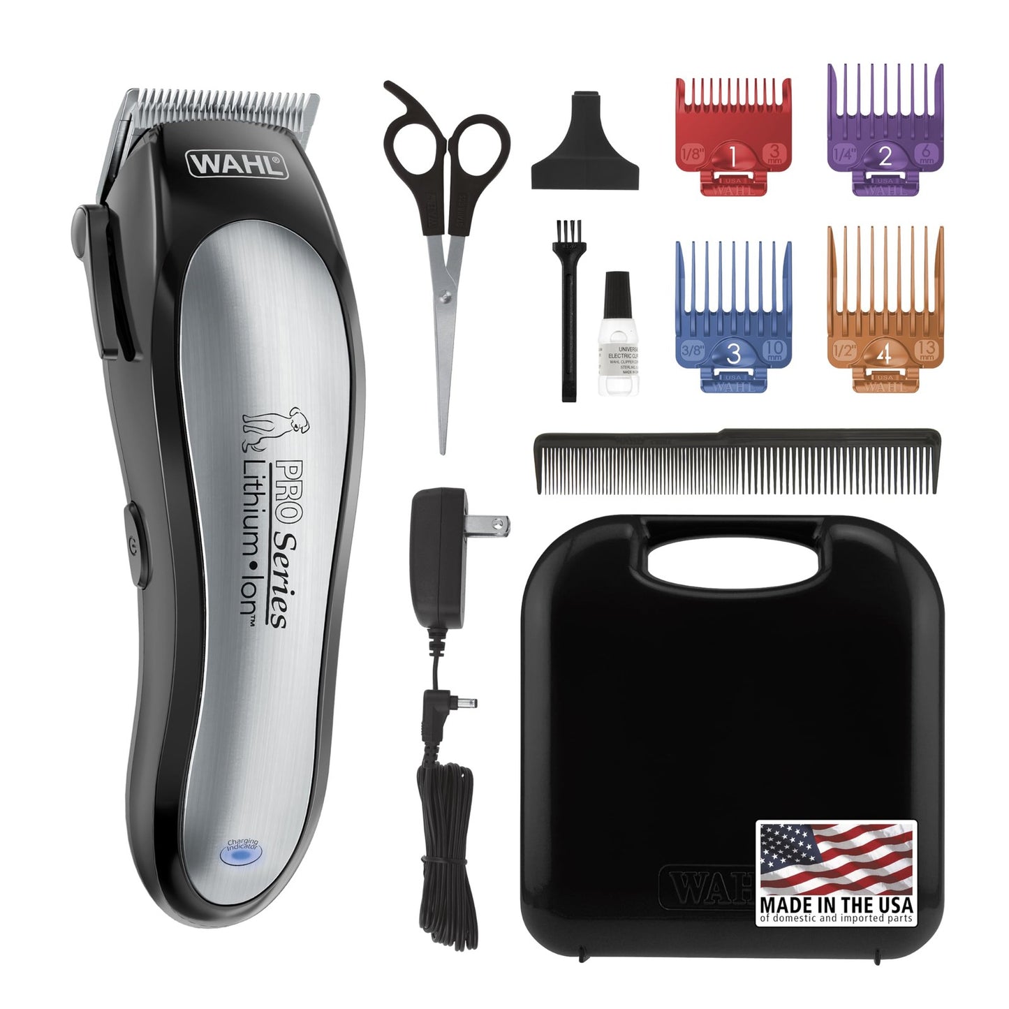 Wahl Lithium Ion Pet Hair Trimming Kit Pro Quality Clipper for Dogs and Cats