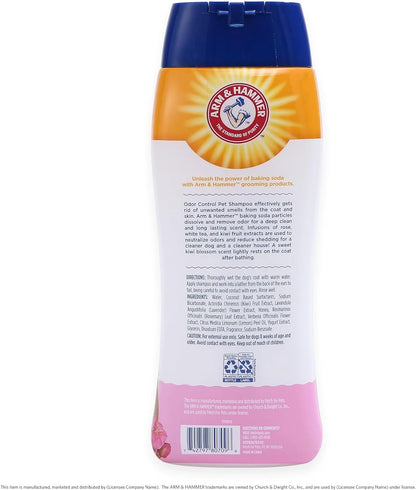 (3 Pack)  Dog Deodorizing Shampoo with Baking Soda, Kiwi Blossom Scent 20 Oz