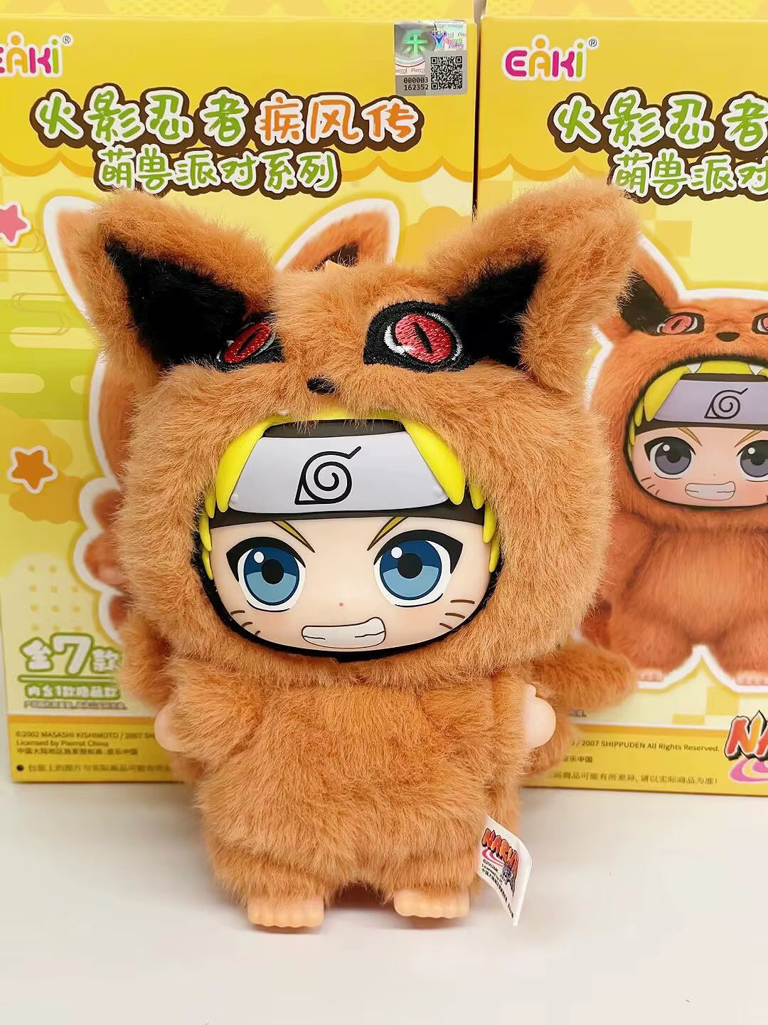 Original Eaki Naruto Blind Box in Stock Naruto Shippuden Party Doll Blind Box Toys Cute Pendant Toys Kid Birthday Gifts