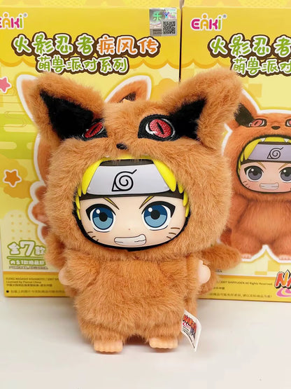 Original Eaki Naruto Blind Box in Stock Naruto Shippuden Party Doll Blind Box Toys Cute Pendant Toys Kid Birthday Gifts