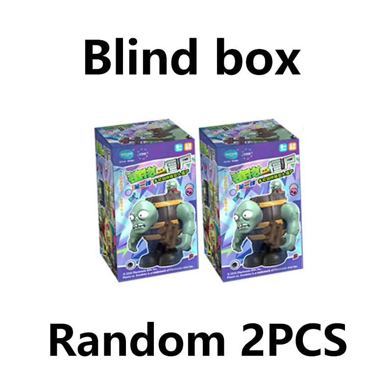 12 PCS Plants Vs Zombies Blind Box Pirate Zombie Egyptian Zombie Must Be Hidden Assembled Doll Toy Action Figure Boy Toy Gift