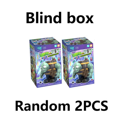 12 PCS Plants Vs Zombies Blind Box Pirate Zombie Egyptian Zombie Must Be Hidden Assembled Doll Toy Action Figure Boy Toy Gift