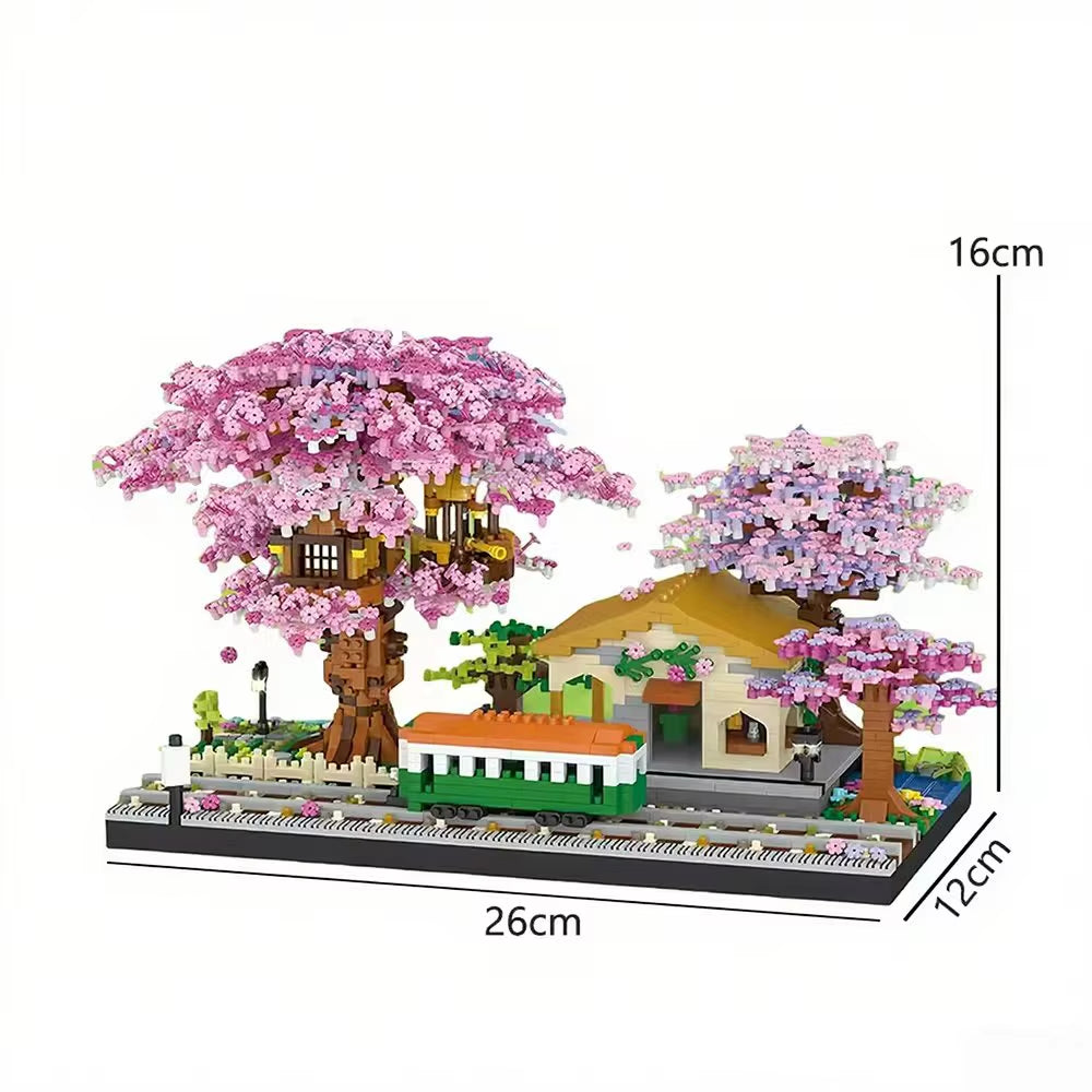 Money Tree Mini Building Blocks Series 3D Model Bricks Adult Decoration Children'S Toys Gift Blessing Safe & Sound