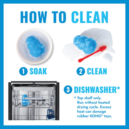 ® Classic Rubber Puppy Dog Toy for Beginner Chewers, Blue, Small for Dogs up to 20Lb