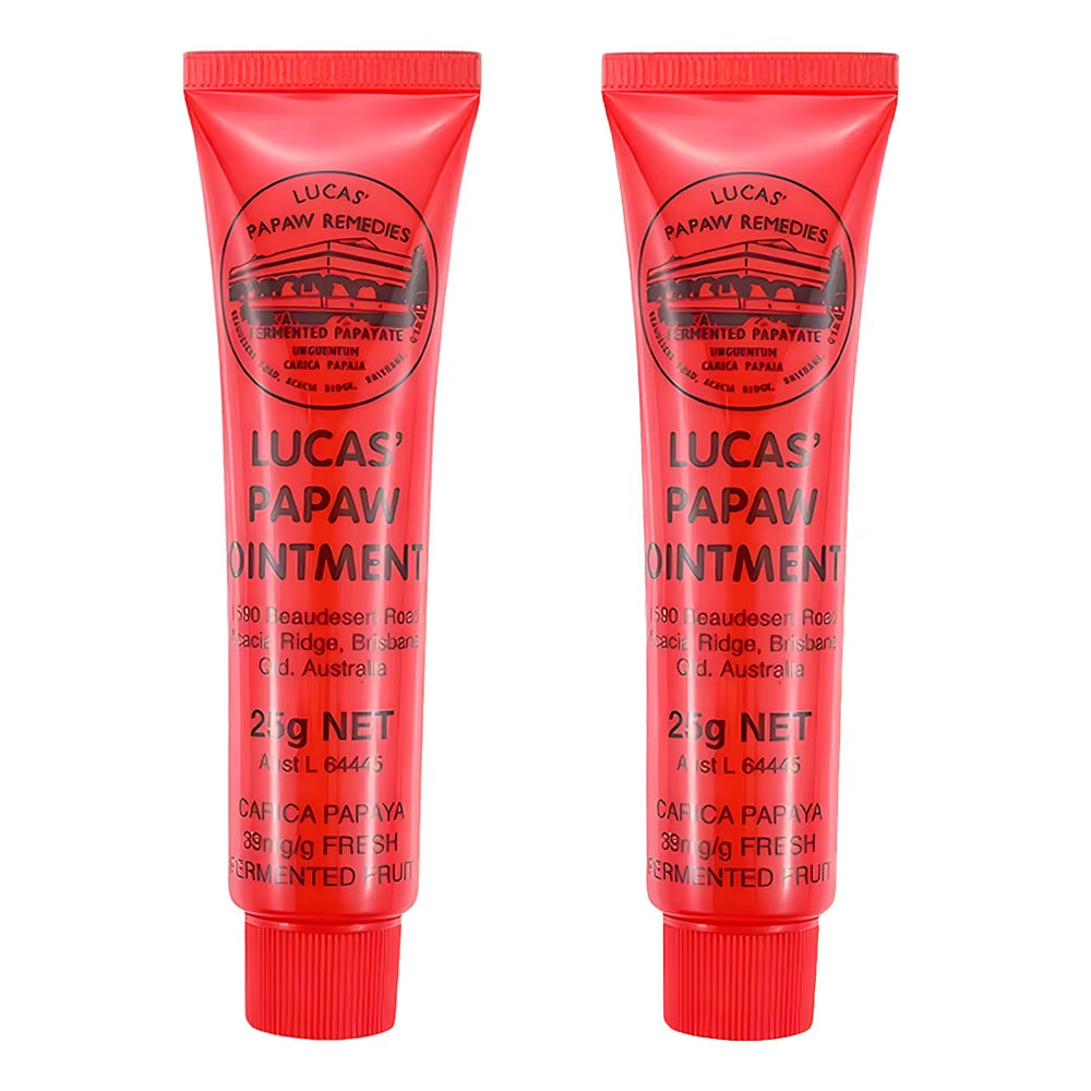 Papaw Ointment Balm Lipstick Moisturizing anti Drying Multifunctional Hydrating Universal Cream Lip Balm Oil 25G Lucas Face Care