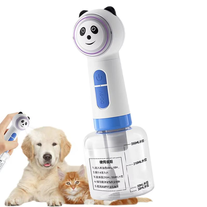 Dog Soap Foamer Dog Electric Foaming Shampoo Dispenser Pet Soap & Shampoo Sprayer Waterproof for Pet Bathing Kitchen Cleaning