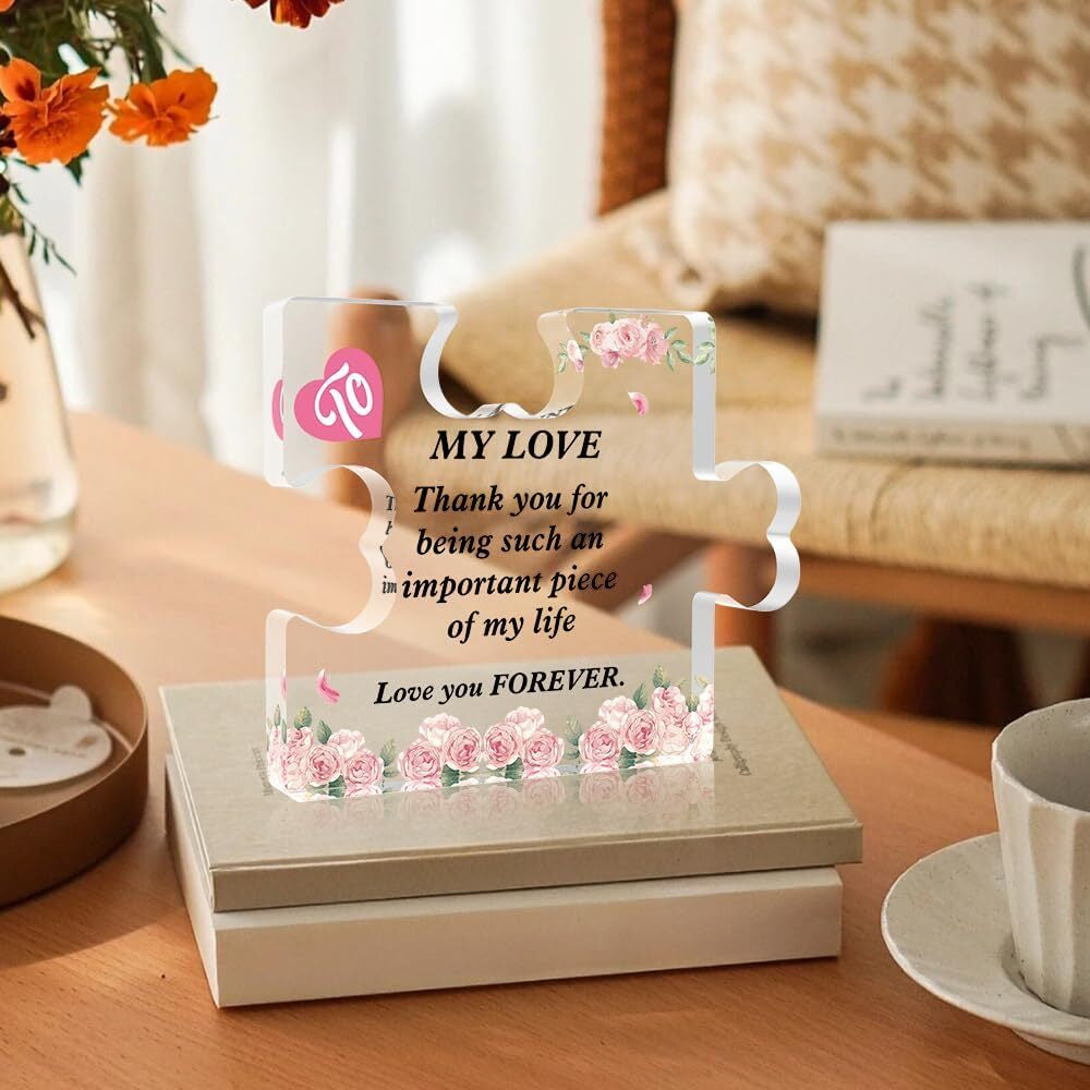 Valentines Day Gifts for Her/Him, Gifts for Boyfriend Girlfriend - Acrylic Puzzl