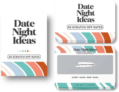 Romantic Couples Gift - Fun & Adventurous Date Night Box - Scratch off Card Game with Exciting Date Ideas for Couple: Girlfriend, Boyfriend, Newlywed, Wife or Husband.