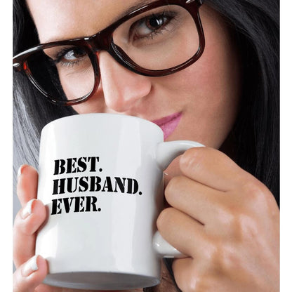 , Best Husband Ever - Romantic Love Gift for Him, Anniversary, Valentines Day, 11Oz Magic Transforming Mug