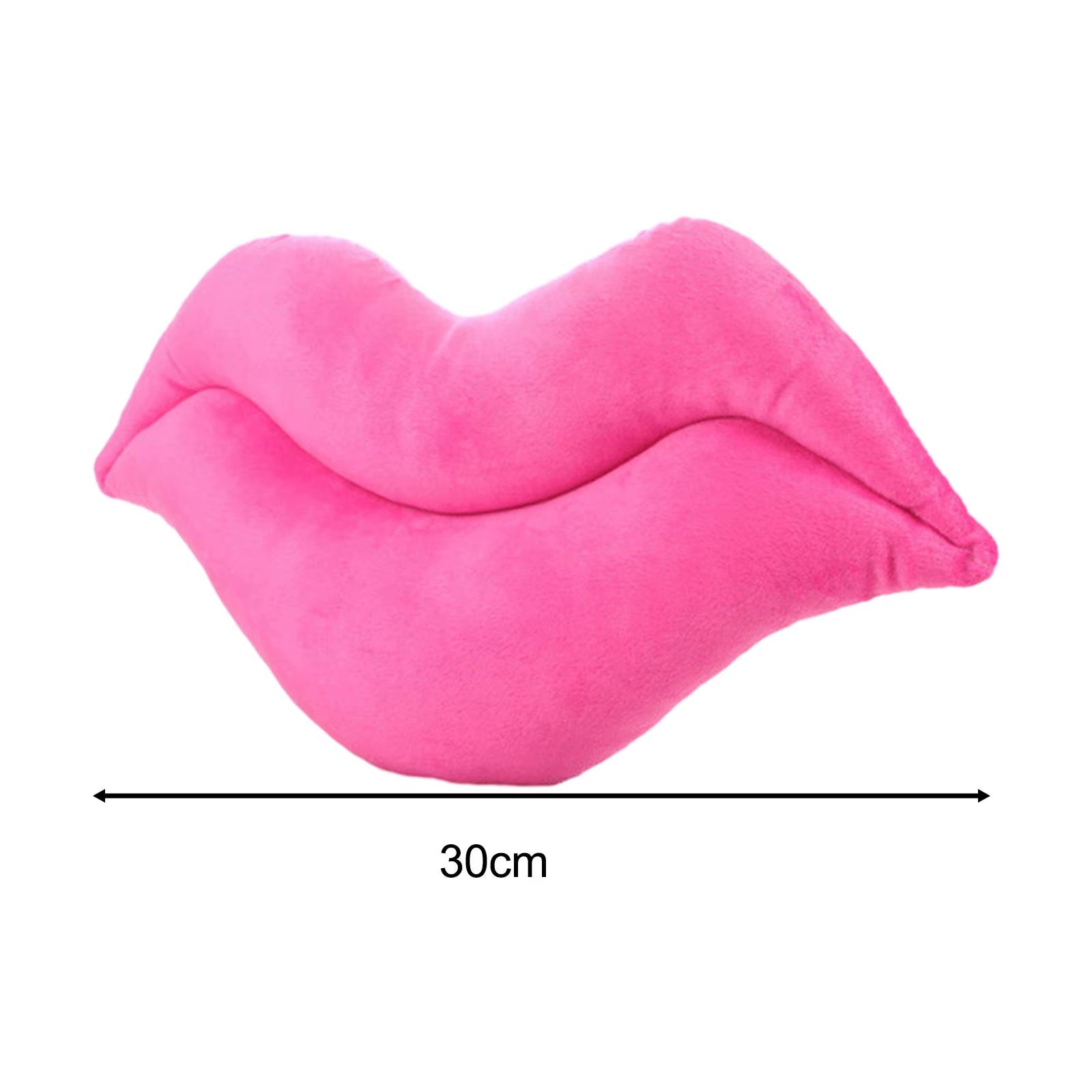 Lip Shaped Throw Pillow Lightweight Valentines Day Decor Decorative Pillow For