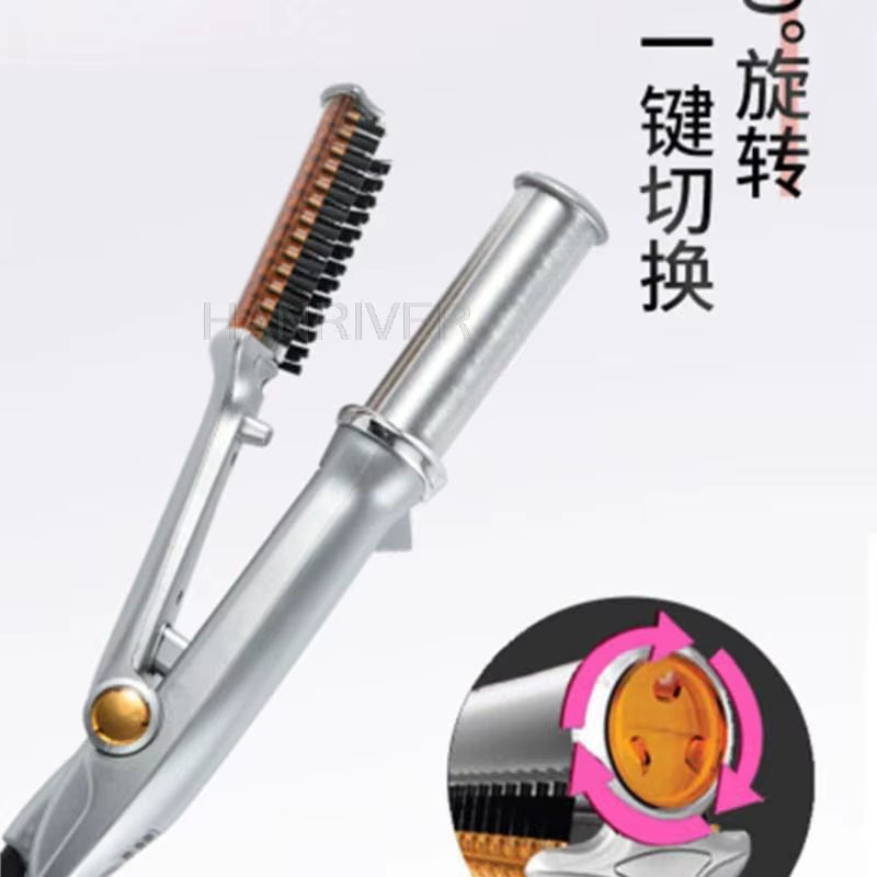 Professional Hair Straightener Curling Iron Straightener and Curling Iron Styler 2 in 1 Multi Hair Styling Tool