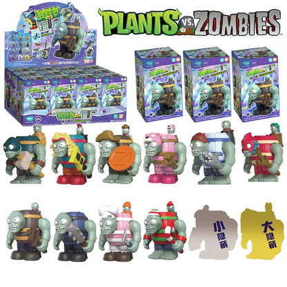 12 PCS Plants Vs Zombies Blind Box Pirate Zombie Egyptian Zombie Must Be Hidden Assembled Doll Toy Action Figure Boy Toy Gift