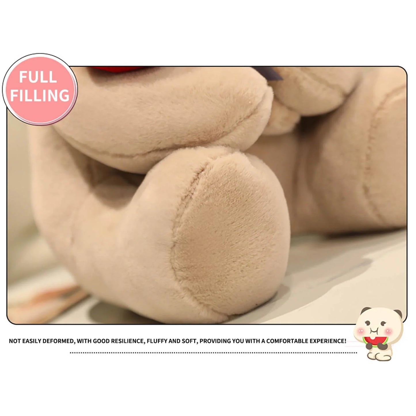 Gift 9.1" Valentines Day Stuffed Animals Teddy Bear with Rose, Large Rose Bear Valentines Day Gift Plush Toy Cartoon Cuddly Doll Birthday Party Holiday Wedding Decor Gift Stuffed Animals