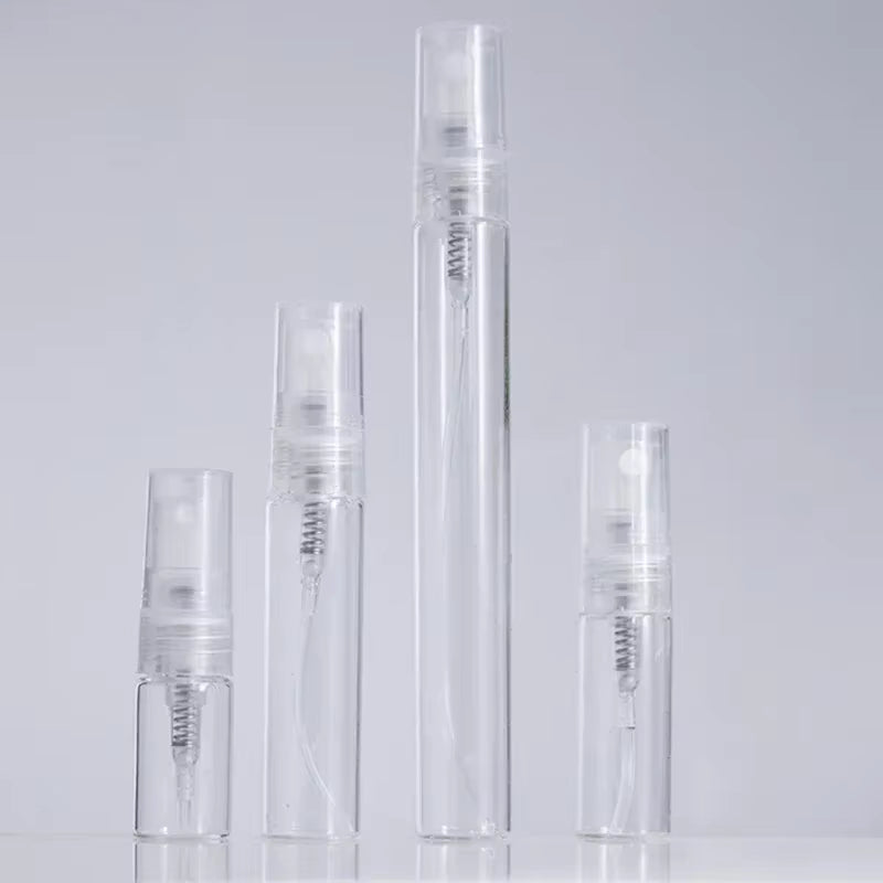 8/16PCS Perfume Bottle Portable Glass Refillable Spray Bottle Atomizer Container Women Perfume Pump Travel Bottle